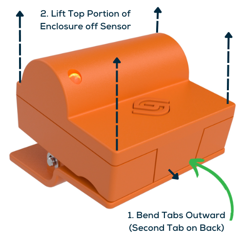 Change sensor battery Diagram